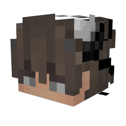 Granat205 Minecraft avatar head, 3D render