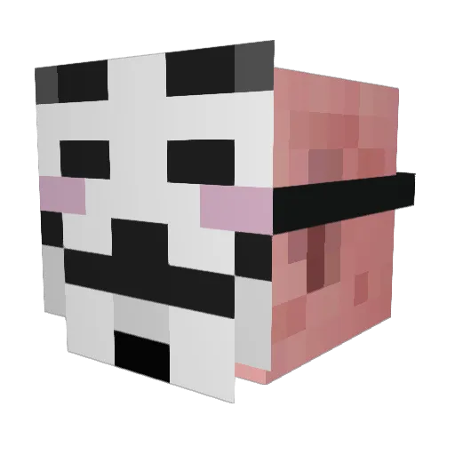 Grand1Master1Bit Minecraft avatar head, 3D render
