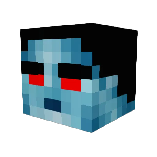GrandAdmiralJman Minecraft avatar head, 3D render