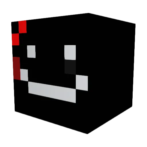 GrandDestruction Minecraft avatar head, 3D render