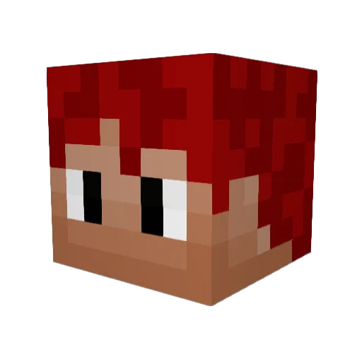 GrandGaming888 Minecraft avatar head, 3D render