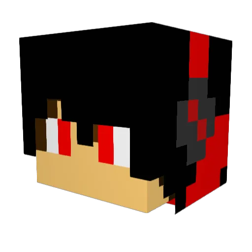 GrandJupiter286 Minecraft avatar head, 3D render
