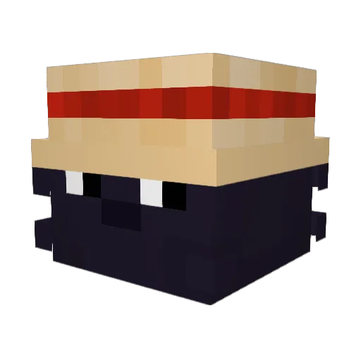 GrandLarsonist Minecraft avatar head, 3D render