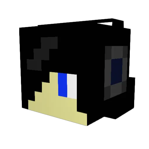 GrandMasterBob Minecraft avatar head, 3D render
