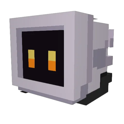 GrandZep Minecraft avatar head, 3D render
