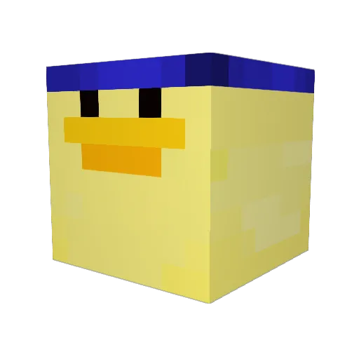 Grand_Bleu Minecraft avatar head, 3D render