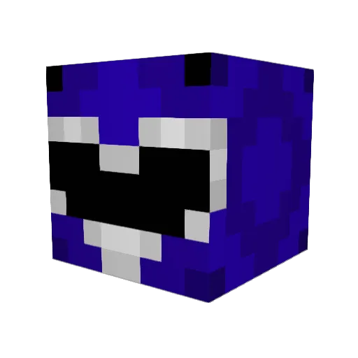 Grand_Chungus Minecraft avatar head, 3D render