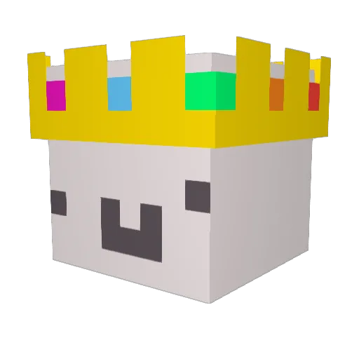 Grandaddy_purp67 Minecraft avatar head, 3D render