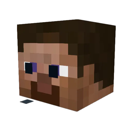 Grandelf69 Minecraft avatar head, 3D render