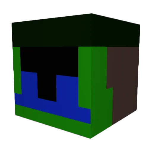 GrandmasterSand Minecraft avatar head, 3D render