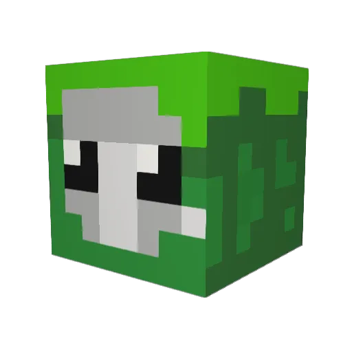 Grandpa_Dale Minecraft avatar head, 3D render