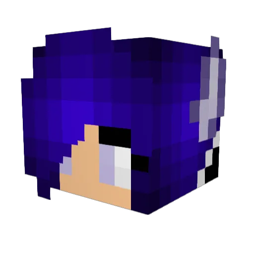 Granger05 Minecraft avatar head, 3D render