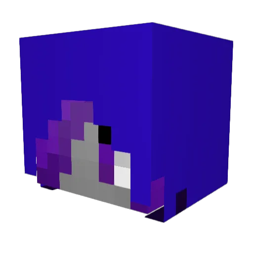 GrangerPevon Minecraft avatar head, 3D render