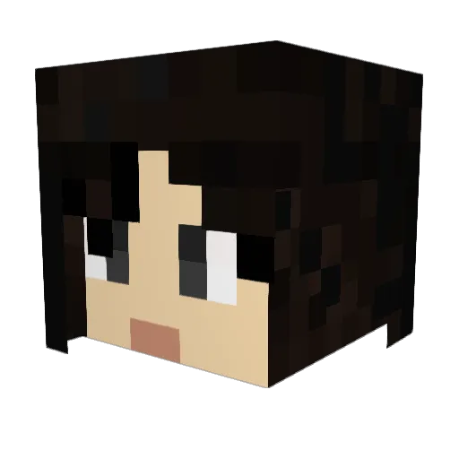 Grangy7 Minecraft avatar head, 3D render