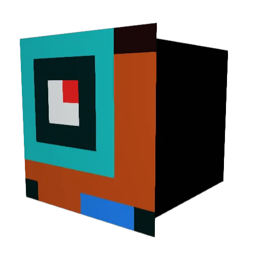GraniteJan Minecraft avatar head, 3D render