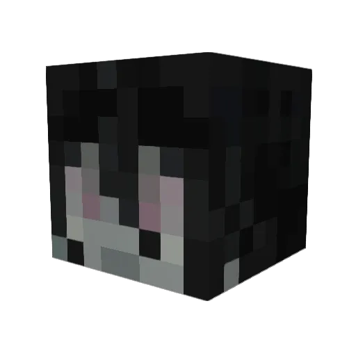 Granite_ar Minecraft avatar head, 3D render