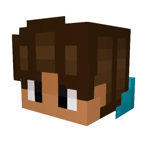 Granix67 Minecraft avatar head, 3D render