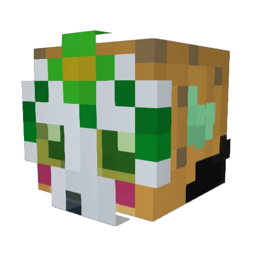 Granizor42 Minecraft avatar head, 3D render