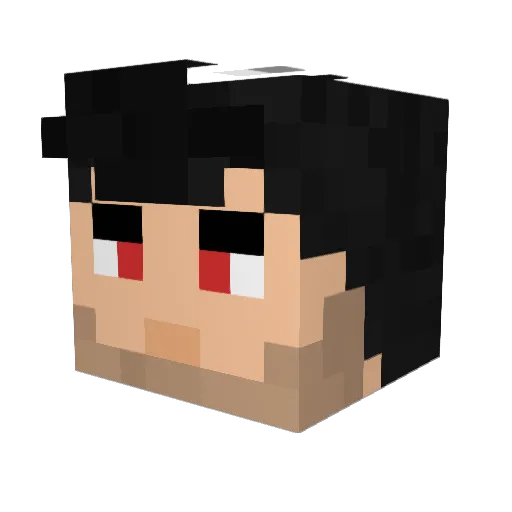 Granko123 Minecraft avatar head, 3D render
