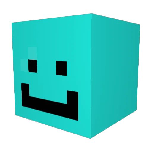 Granny1485 Minecraft avatar head, 3D render