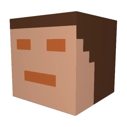 GrannySmith17 Minecraft avatar head, 3D render