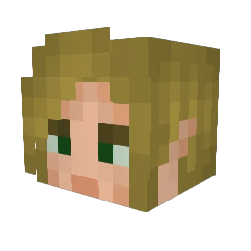 Granoduro Minecraft avatar head, 3D render