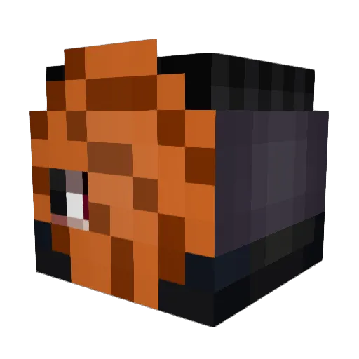 GrantR6 Minecraft avatar head, 3D render