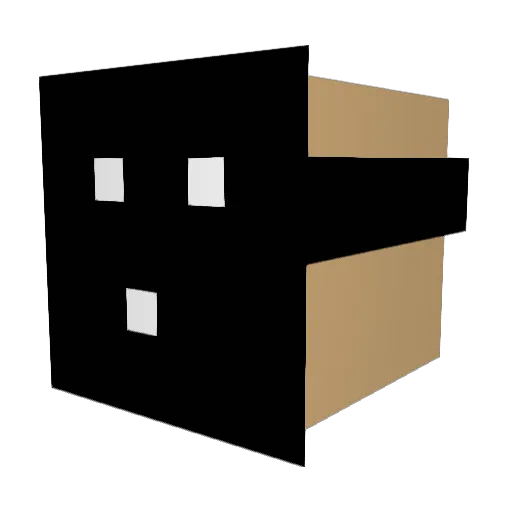 Grant_Fenning Minecraft avatar head, 3D render