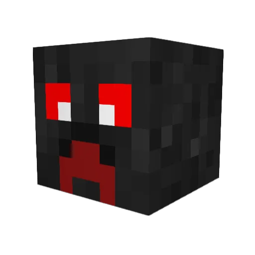 Granticus Minecraft avatar head, 3D render