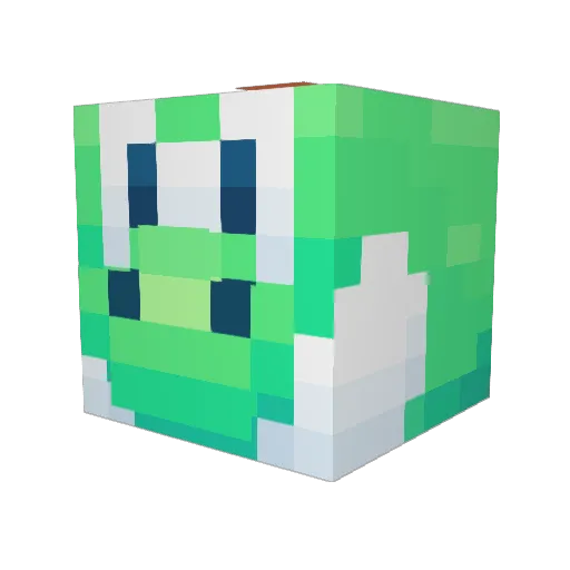 GraorLamont Minecraft avatar head, 3D render