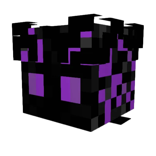 GrapeCloudZz Minecraft avatar head, 3D render