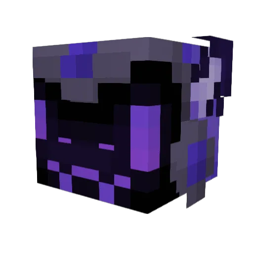 Grapes974 Minecraft avatar head, 3D render