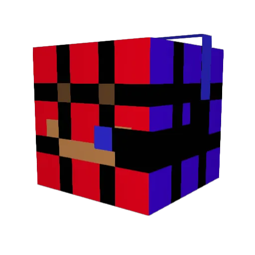 GrapheneGuy Minecraft avatar head, 3D render