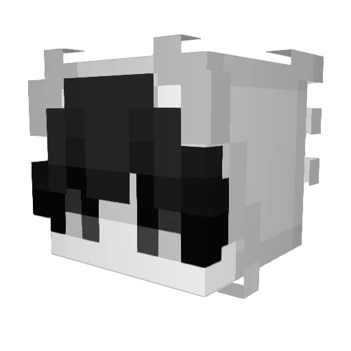 GraphicsOn50FPS Minecraft avatar head, 3D render