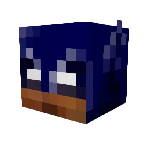 Grapp1 Minecraft avatar head, 3D render
