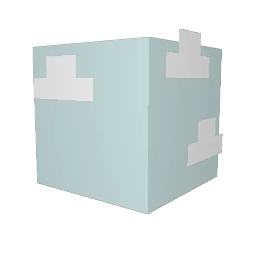 GrassAvoiders Minecraft avatar head, 3D render