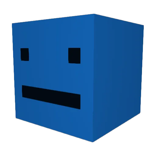 GrassHut Minecraft avatar head, 3D render