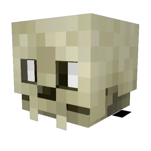 GrassPatch181 Minecraft avatar head, 3D render