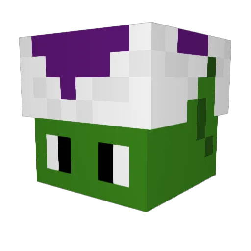 GratisTample Minecraft avatar head, 3D render