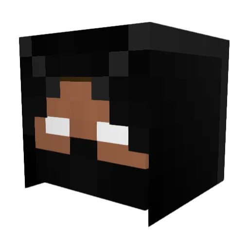 Gratop11 Minecraft avatar head, 3D render