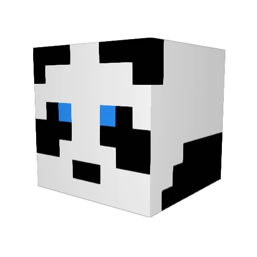 GrauerW0lf Minecraft avatar head, 3D render