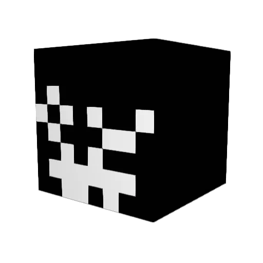Grausamke1t Minecraft avatar head, 3D render