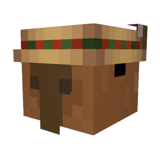 GravelSheep Minecraft avatar head, 3D render