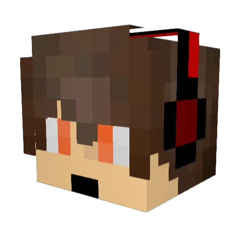 Gravenoid469 Minecraft avatar head, 3D render