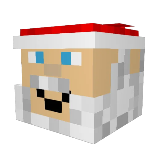 Graversimen Minecraft avatar head, 3D render