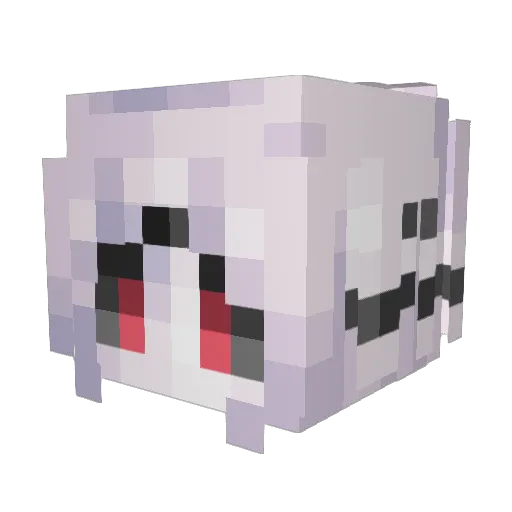 Graves67 Minecraft avatar head, 3D render