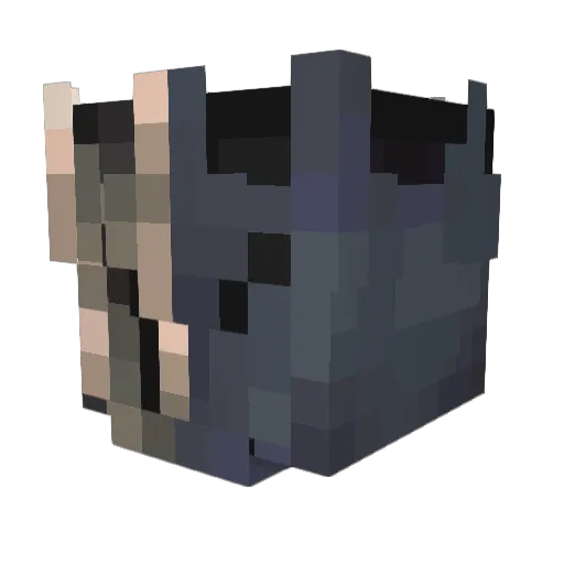 Gravewalker112 Minecraft avatar head, 3D render