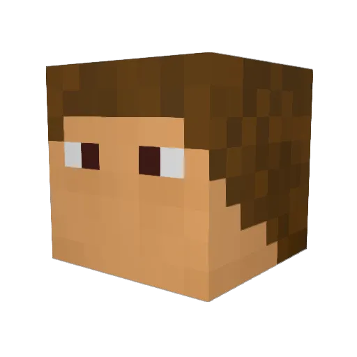 Gravey4rdFireHD Minecraft avatar head, 3D render