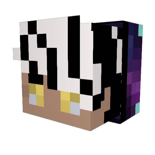 GraveyardDreamer Minecraft avatar head, 3D render