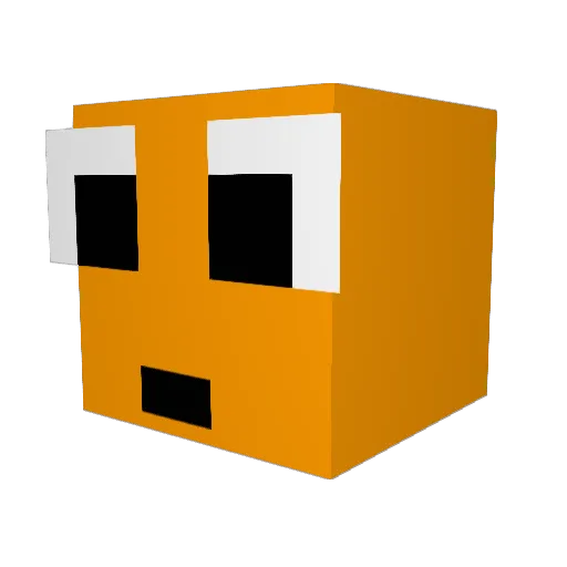 GraviToast Minecraft avatar head, 3D render